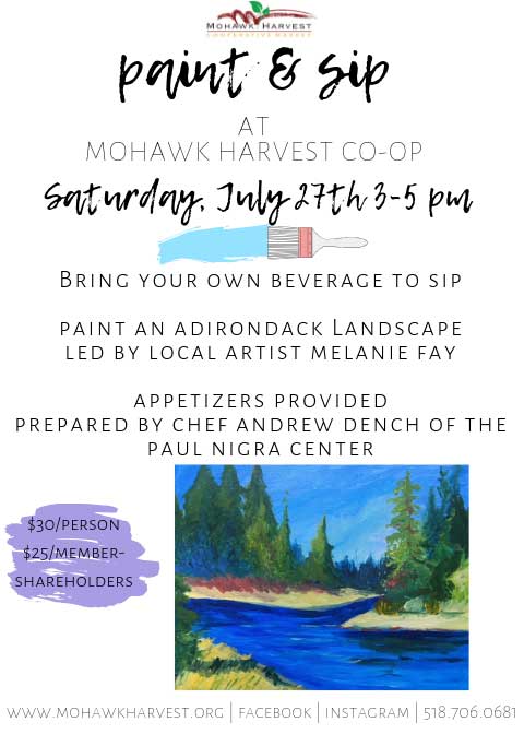 Paint and Sip at Mohawk Harvest